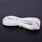 1pcs 10m RJ11 Telephone Connector Extension Cable White N7Y5