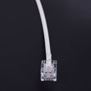 1pcs 10m RJ11 Telephone Connector Extension Cable White N7Y5