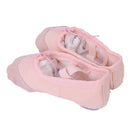 Kids Girls Clothing Accessory Pink Canvas Flat Ballet Shoes Pair US Size 8