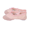 Kids Girls Clothing Accessory Pink Canvas Flat Ballet Shoes Pair US Size 8
