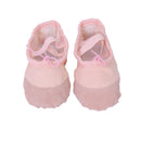 Kids Girls Clothing Accessory Pink Canvas Flat Ballet Shoes Pair US Size 8
