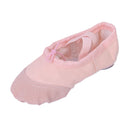 Kids Girls Clothing Accessory Pink Canvas Flat Ballet Shoes Pair US Size 8