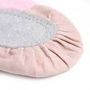 Kids Girls Clothing Accessory Pink Canvas Flat Ballet Shoes Pair Size 10 1/2