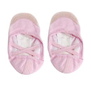 Kids Girls Clothing Accessory Pink Canvas Flat Ballet Shoes Pair Size 10 1/2