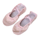 Kids Girls Clothing Accessory Pink Canvas Flat Ballet Shoes Pair US Size 12
