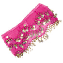 Women Dancer Dress Belly Dance Hip Scarf Belt Skirt Wrap Pink