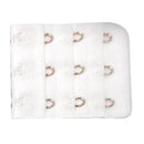 Polyester Women 3 Eye Hook Bra Lingerie Extender 5cm White