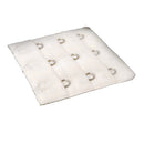 Polyester Women 3 Eye Hook Bra Lingerie Extender 5cm Nude