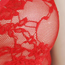 Women Girls Fashionable Night Sleepwear Lingerie Dress With Underwear Club Dancing Party Costume Red S/M 55 Inch