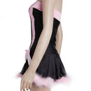 Women Girls Fashionable Shirt With Underwear & Headgear Sleepwear Night Dress Costume S / M