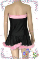 Women Girls Fashionable Shirt With Underwear & Headgear Sleepwear Night Dress Costume S / M