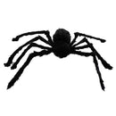 Funny Plush Spider Puppet Toy Halloween Decor Cosplay Party Decor Black 75cm