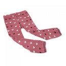 Kids Warm Comfortable Fashionable Cute Heart Patterns Funny Animal Pattern Pants Tights Leggings Clothing Accessory Size M Pink