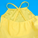 Kids Girls Fashionable Fairy Dress Ballet Ballerina Gymnastic Dancewear Costume Straps Tutu Dancing Leotard 5-6Years - Yellow