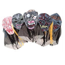 Men Women Ghost Face Grimace Mask Halloween Party Props Gray