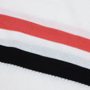 Women Girls Fashionable Long Sleeve White V-neck Knit Jumper Top Pullover Stripes Pattern Charms White