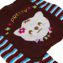 Funny Animal Pattern Tights Pants Kids Toddler Baby Boys Girls Fashionable Winter Clothing Accessory Bear Print Charms Size L