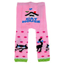 Funny Cat House Print Pattern Charms Tights Pants Kids Toddler Baby Boys Girls Fashionable Winter Clothing Accessory Size M