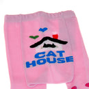 Funny Cat House Print Pattern Charms Tights Pants Kids Toddler Baby Boys Girls Fashionable Winter Clothing Accessory Size M