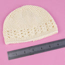 Crochet Handmade Beanie Cap Hat Baby Toddler Kids - Beige