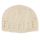 Crochet Handmade Beanie Cap Hat Baby Toddler Kids - Beige