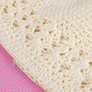 Crochet Handmade Beanie Cap Hat Baby Toddler Kids - Beige