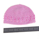 Crochet Handmade Beanie Cap Hat Baby Toddler Kids - Pink