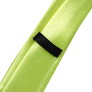Unisex Casual Necktie Skinny Slim Narrow Neck Tie - Solid Pale Yellow Green