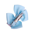 Cute Baby Toddler Double Layered Bow Clip Hair Accessory Headwear Hair Styling Equipment Beauty Supplies Skyblue And Pink