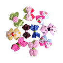 Cute Baby Toddler Double Layered Bow Clip Hair Accessory Headwear Hair Styling Equipment Beauty Supplies Skyblue And Pink