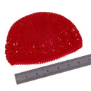 Crochet Handmade Beanie Cap Hat Baby Toddler Kids - Red