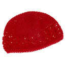 Crochet Handmade Beanie Cap Hat Baby Toddler Kids - Red