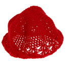 Crochet Handmade Beanie Cap Hat Baby Toddler Kids - Red