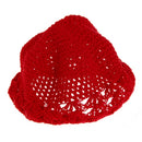 Crochet Handmade Beanie Cap Hat Baby Toddler Kids - Red