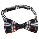 Fashionable Tuxedo Beige Black Grid Woven Bow Tie Bowtie Necktie For Men Wedding Suit Charms Clothing Accessory