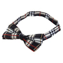 Fashionable Tuxedo Beige Black Grid Woven Bow Tie Bowtie Necktie For Men Wedding Suit Charms Clothing Accessory