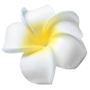 Women Girls Ladies Plumeria Flower Foam Hair Clip Pin Headwear Hair Accessory White