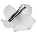 Women Girls Ladies Plumeria Flower Foam Hair Clip Pin Headwear Hair Accessory White
