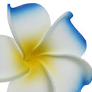 Women Girls Ladies Plumeria Flower Foam Hair Clip Pin Headwear Hair Accessory Blue