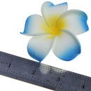 Women Girls Ladies Plumeria Flower Foam Hair Clip Pin Headwear Hair Accessory Blue