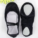 Black Canvas Dance Ballet Shoes for Toddler Boys And Girls US Size 12