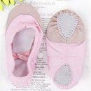 Canvas Ballet Dance Shoes Slippers for Toddler Girls US Size 6 1/2