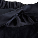 Cute Kids Girls Tulle Satin Ribbon Bowknot Fluffy Elastic Waist Tutu Dress FIT FOR 5-6 Years Black