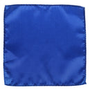 Men's 8.5 Inch Satin Hanky Classic Handkerchief Royal Blue