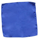 Men's 8.5 Inch Satin Hanky Classic Handkerchief Royal Blue