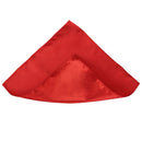 Mens Party Fashion Clothing Accessory Pocket Square Satin Hanky Handkerchief Hanky Red 8.5 Inch
