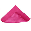 Mens Party Fashion Clothing Accessory Pocket Square Satin Hanky Handkerchief Hanky Dark Pink 8.5 Inch