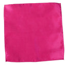 Mens Party Fashion Clothing Accessory Pocket Square Satin Hanky Handkerchief Hanky Dark Pink 8.5 Inch