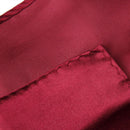 Mens Party Fashion Clothing Accessory Pocket Square Satin Hanky Handkerchief Hanky Dark Red 8.5 Inch