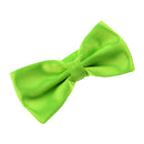 Mens Fashion Wedding Suit Tuxedo Charms Adjustable Neckband Bowtie Necktie Clothing Accessory Gift - Bright Green